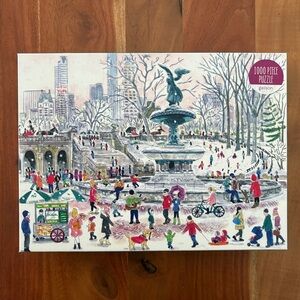 NYC Bethesda Fountain 1000 Piece Puzzle • Michael Storrings for Galison